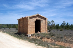 la casilla del campo de aviacion